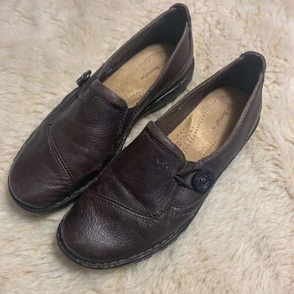 G.H. Bass & Co. Bradshaw Brown Leather Slip On Loafers Walking Shoes Sz 8 - Picture 1 of 9